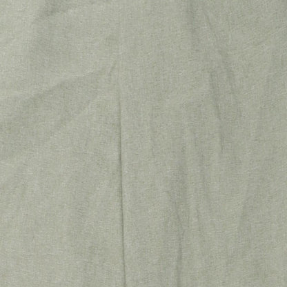 Classics Womens Green  Polyester Trousers  Size 14 L28 in Regular