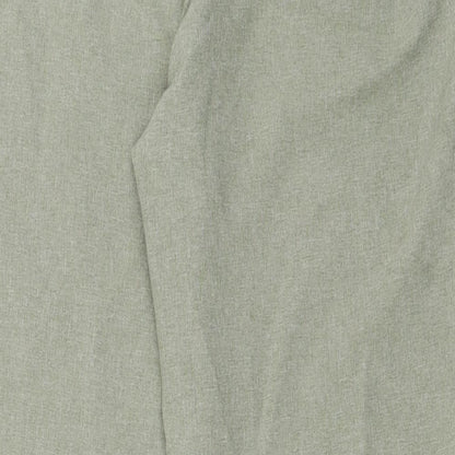 Classics Womens Green  Polyester Trousers  Size 14 L28 in Regular