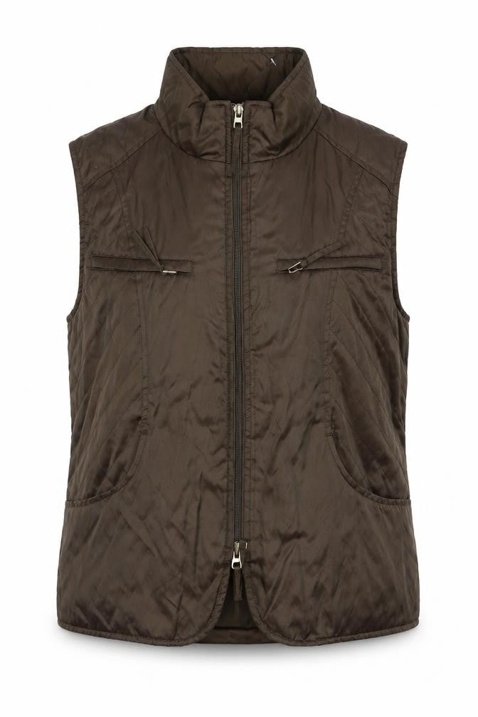 Lakeland Womens Brown   Gilet Jacket Size 10  Zip