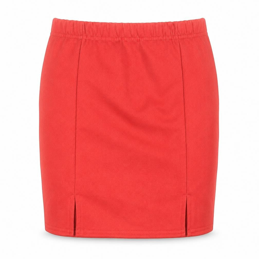 PRETTYLITTLETHING Womens Red  Polyester Mini Skirt Size 6