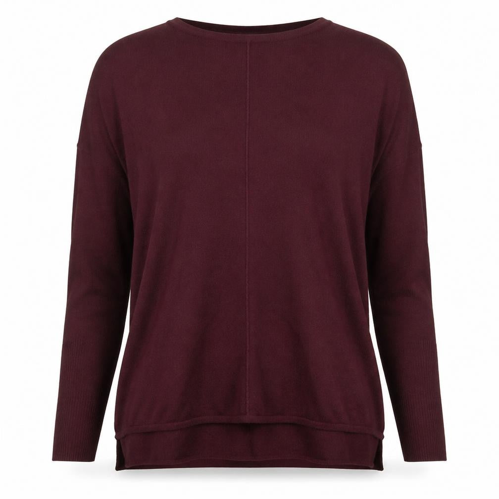 H&M Womens Red Round Neck  Acrylic Pullover Jumper Size XS