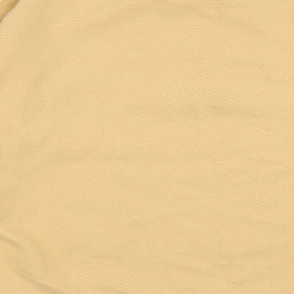 Miss Selfridge Womens Yellow  100% Cotton Pullover Sweatshirt Size M  Pullover