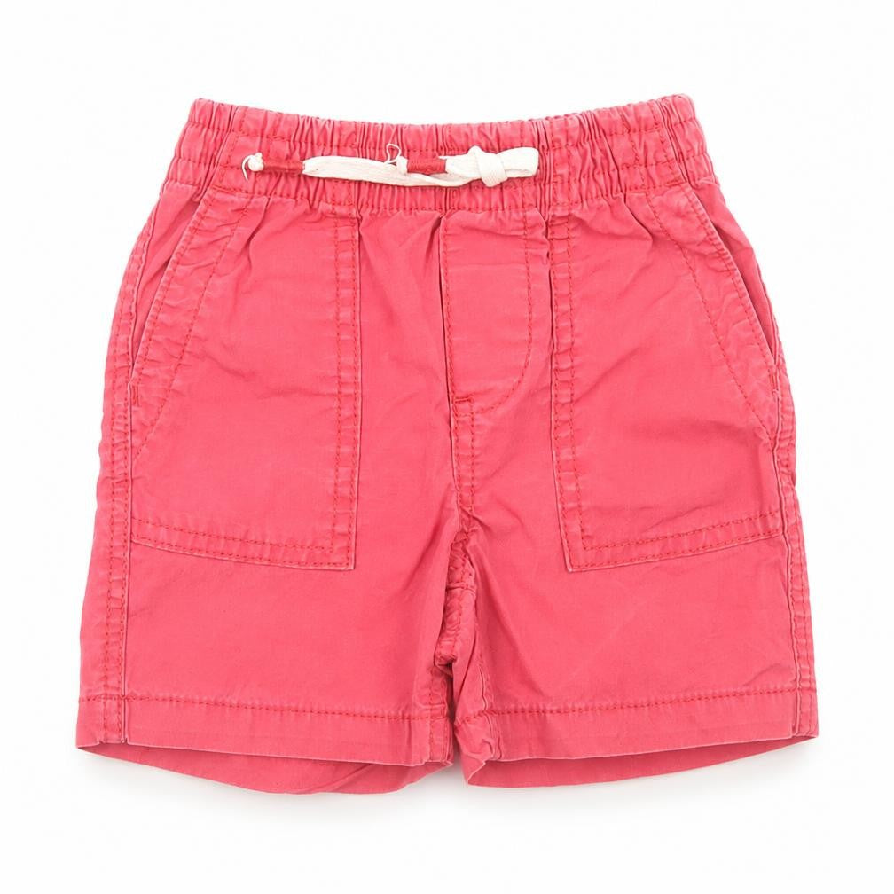 Gap Boys Red  Cotton Cropped Trousers Size 18-24 Months  Drawstring