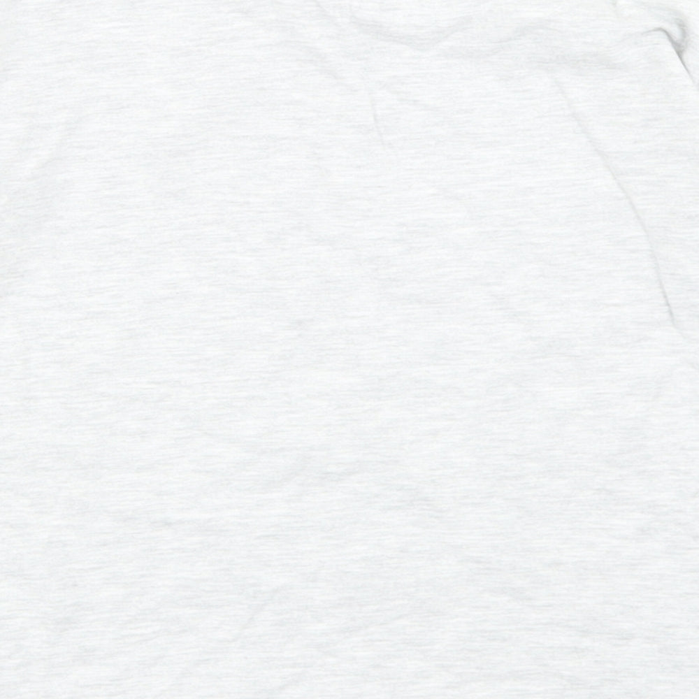 Dunnes Stores Girls Grey  Cotton Basic T-Shirt Size 2-3 Years Crew Neck  - Cool Runs in the Family