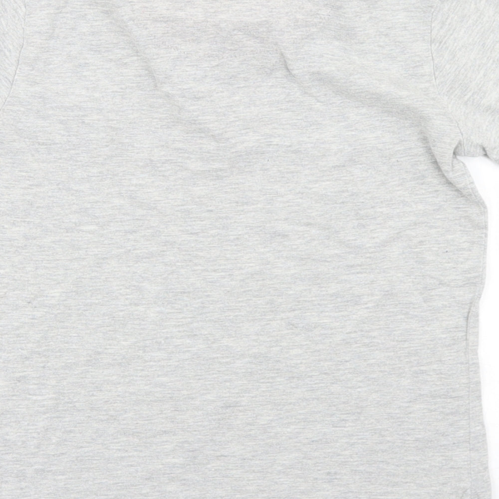 TU Boys Grey  Cotton Basic Polo Size 7 Years Collared Button