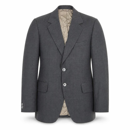 Jackson Mens Grey Plaid Polyester Jacket Blazer Size 36