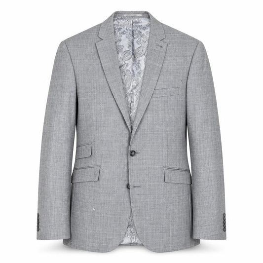 Taylor & Wright Mens Grey Plaid Polyacrylate Fibre Jacket Blazer Size 38   - Tailored fit