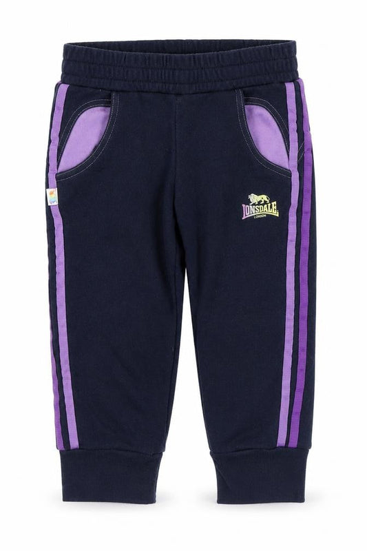 Londsdale Girls Purple  Polyester Jogger Trousers Size 7-8 Years  Regular Pullover