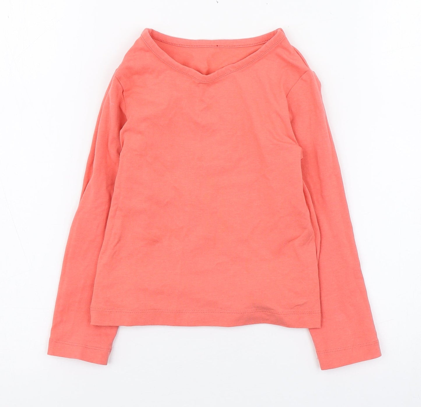St Bernard Girls Pink  Cotton Basic T-Shirt Size 3 Years Round Neck Pullover
