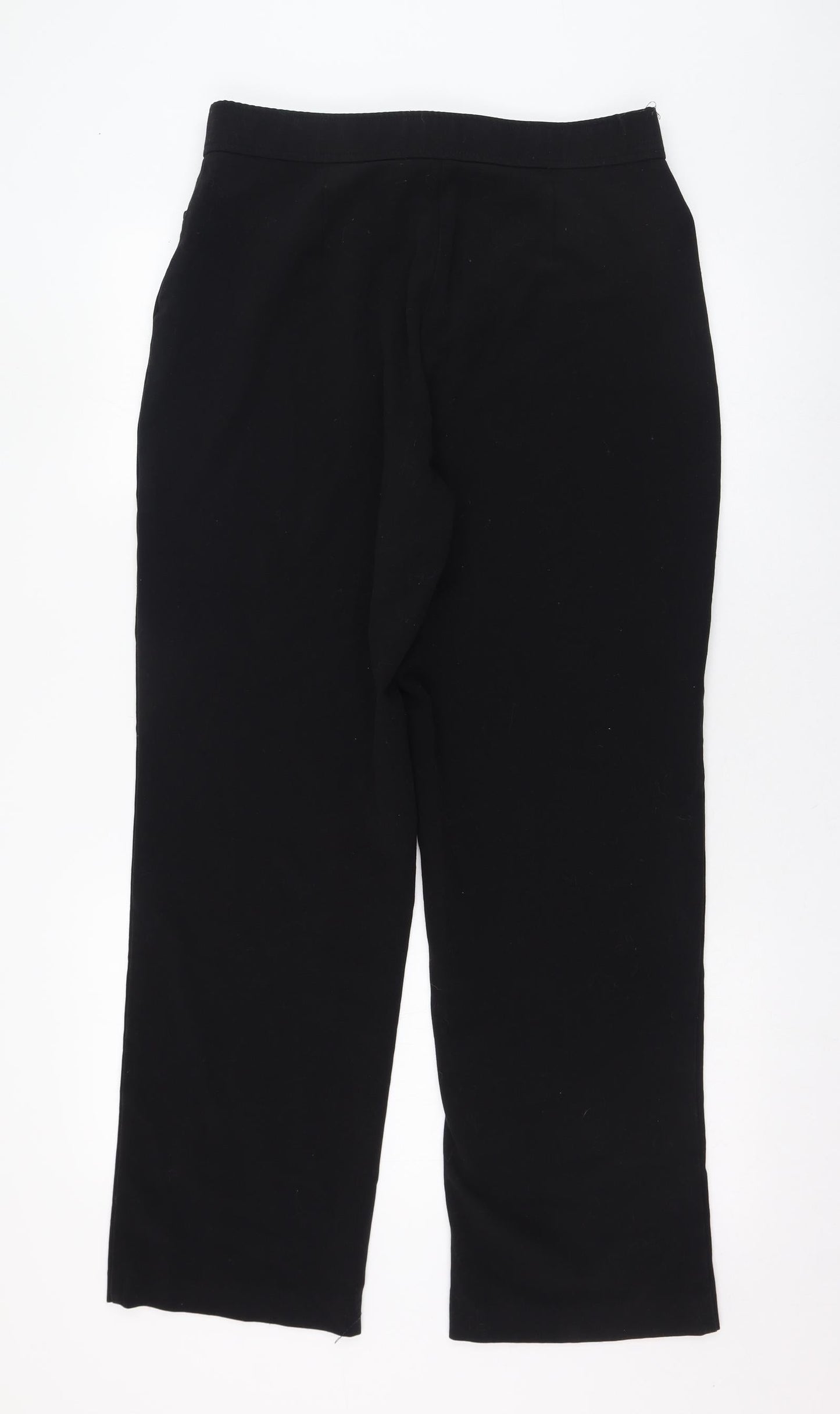Counterparts Womens Black  Polyester Trousers  Size 14 L30 in Regular Zip