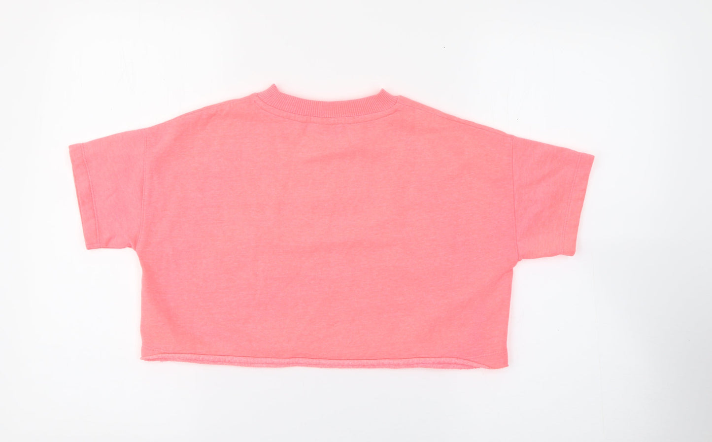 NEXT Girls Pink  Cotton Pullover Sweatshirt Size 8 Years
