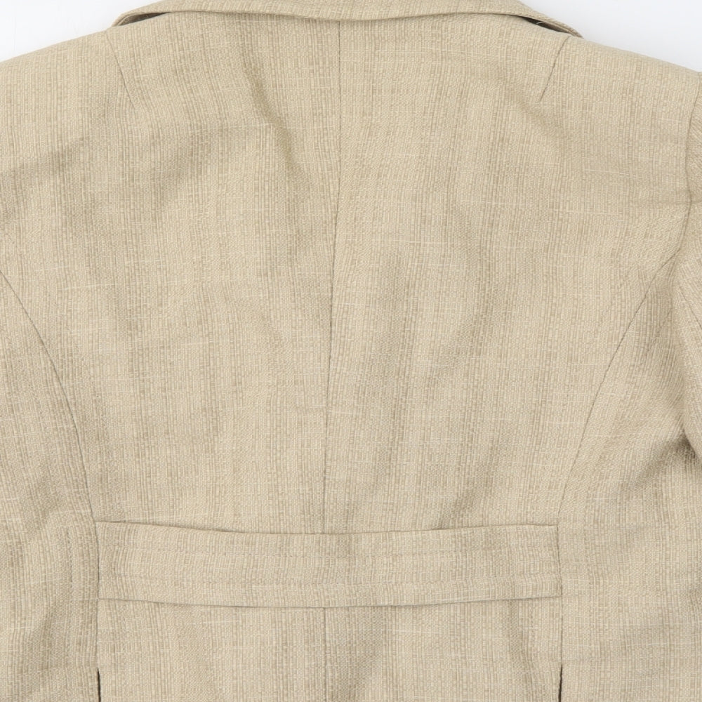 Coast Womens Beige   Jacket  Size 12  Button