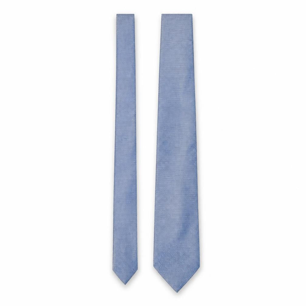 Marks & Spencer Mens Blue Grenadine Polyester Pointed Tie One Size