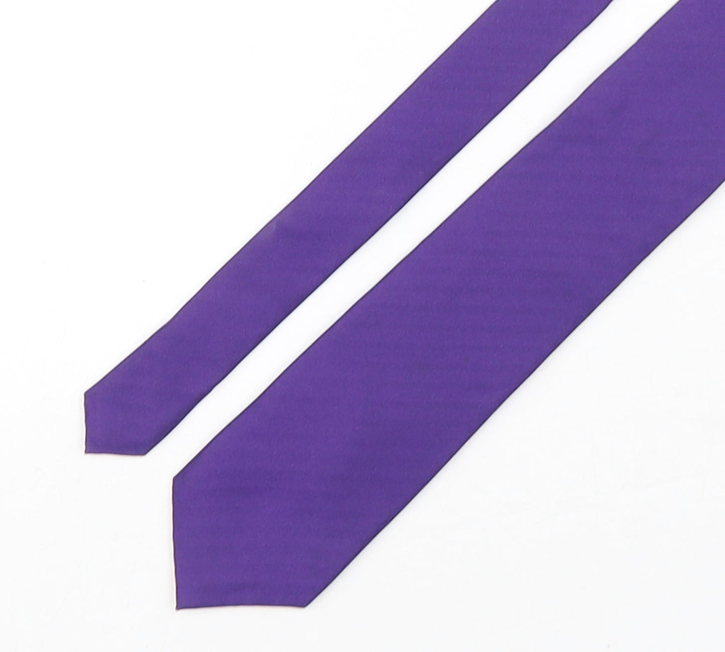 Duffer Mens Purple  Silk Pointed Tie One Size