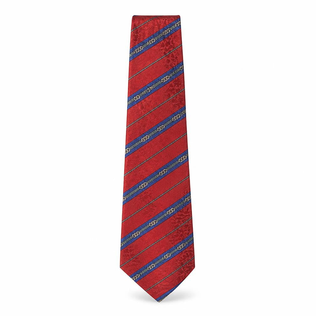 St Michael Mens Multicoloured Striped Polyester Pointed Tie One Size
