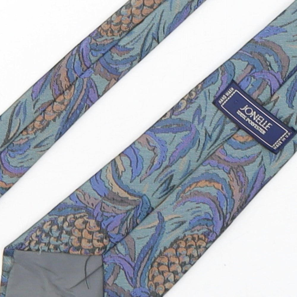 Jonelle  Mens Multicoloured Floral Polyester Pointed Tie One Size