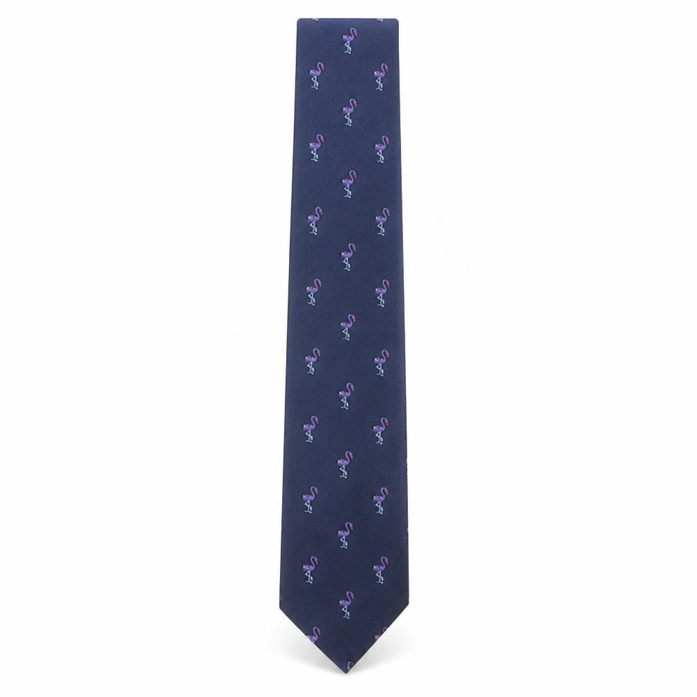 Next Mens Blue Geometric Polyester Pointed Tie One Size