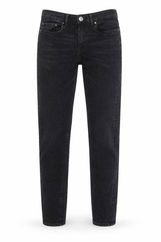 Heritage Outfitters Womens Black  Cotton Skinny Jeans Size 30 in L32 in Regular Button