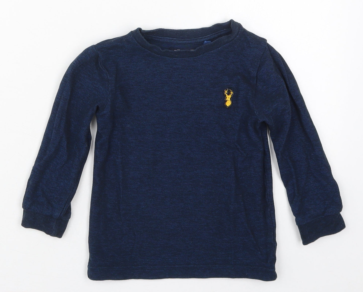 NEXT Boys Blue  Cotton Pullover Sweatshirt Size 3 Years  Pullover