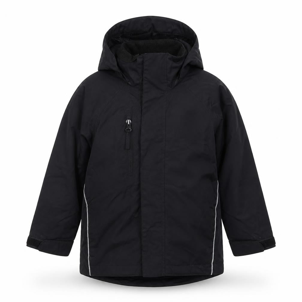 Reliant Attitude Boys Black   Basic Coat Coat Size 3-4 Years  Zip