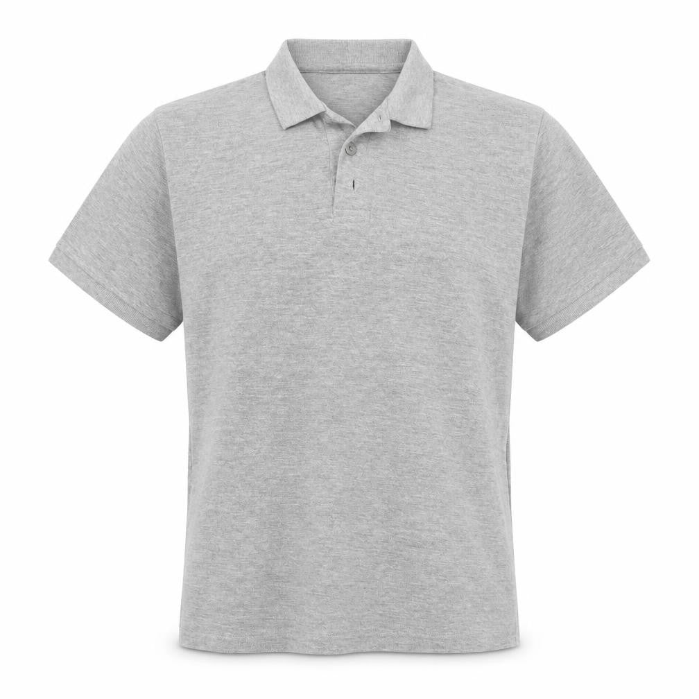 Burton Mens Grey  Cotton  Polo Size S Collared Pullover