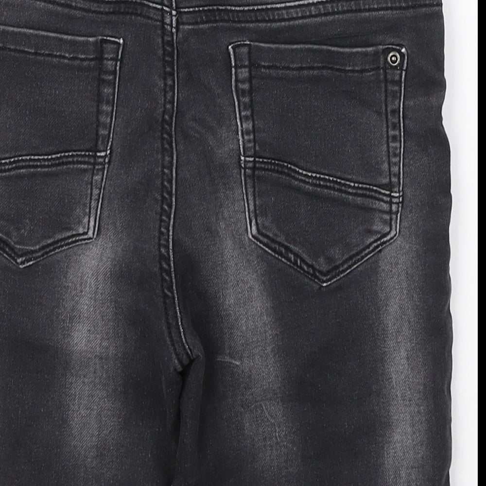 TU Boys Black  Cotton Cropped Jeans Size 9 Months  Regular Pullover