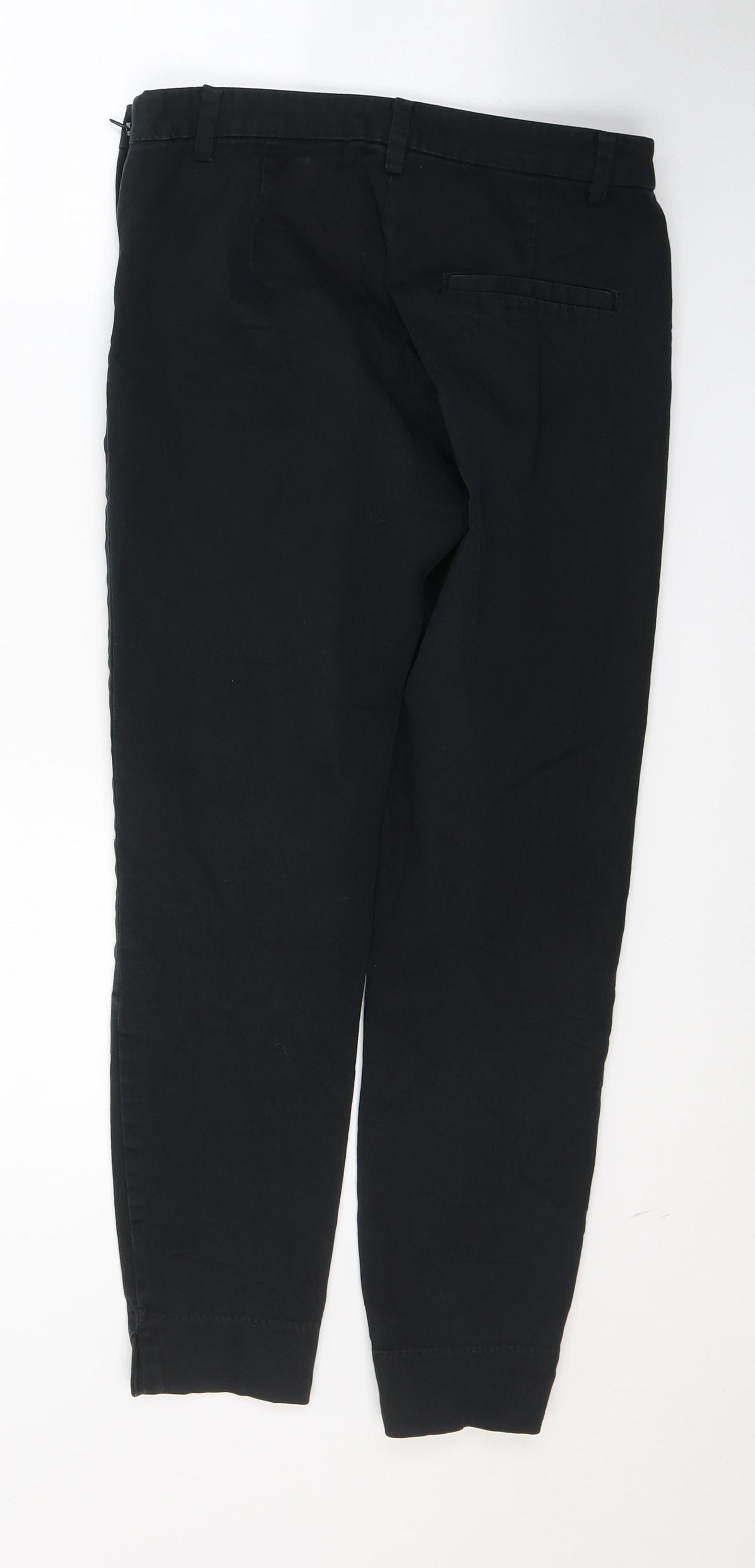 H&M Womens Black  Cotton Skinny Jeans Size 8 L26 in Regular