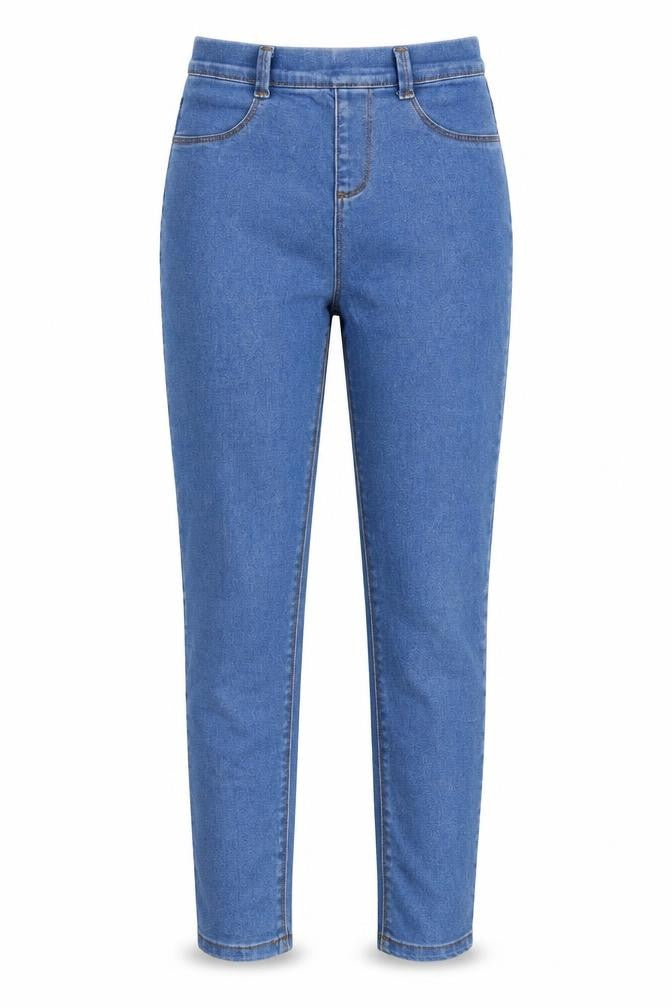 Denim & Co. Girls Blue  Cotton Jegging Jeans Size 12-13 Years  Slim