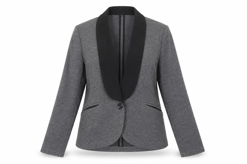 NEXT Womens Grey  Polyester Jacket Blazer Size 10