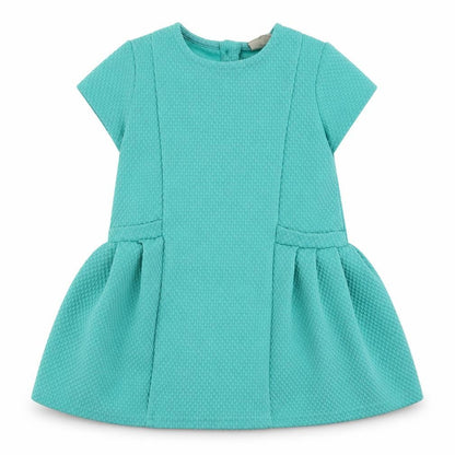 Next Girls Blue  Polyester A-Line  Size 3-4 Years  Round Neck Button
