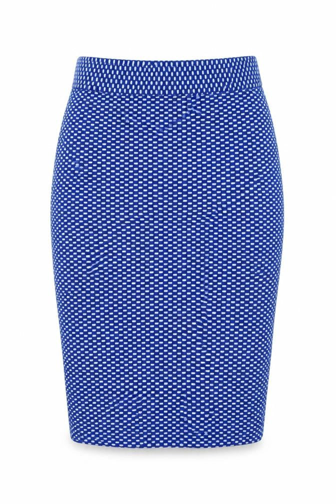 Dunnes Stores Womens Blue  Polyester Straight & Pencil Skirt Size S