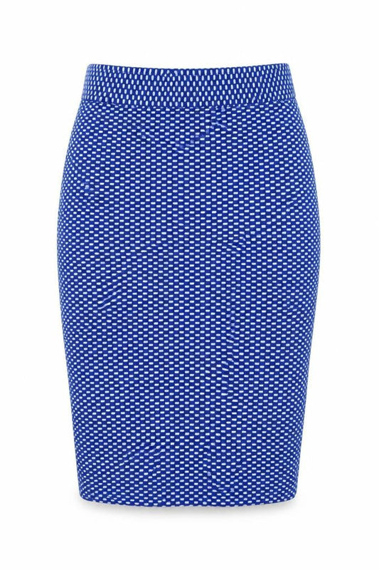 Dunnes Womens Blue  Polyester Straight & Pencil Skirt Size S