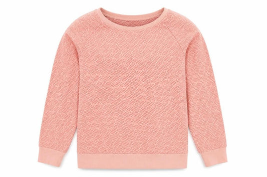 NEXT Womens Pink Geometric Cotton Pullover Sweatshirt Size S  Pullover