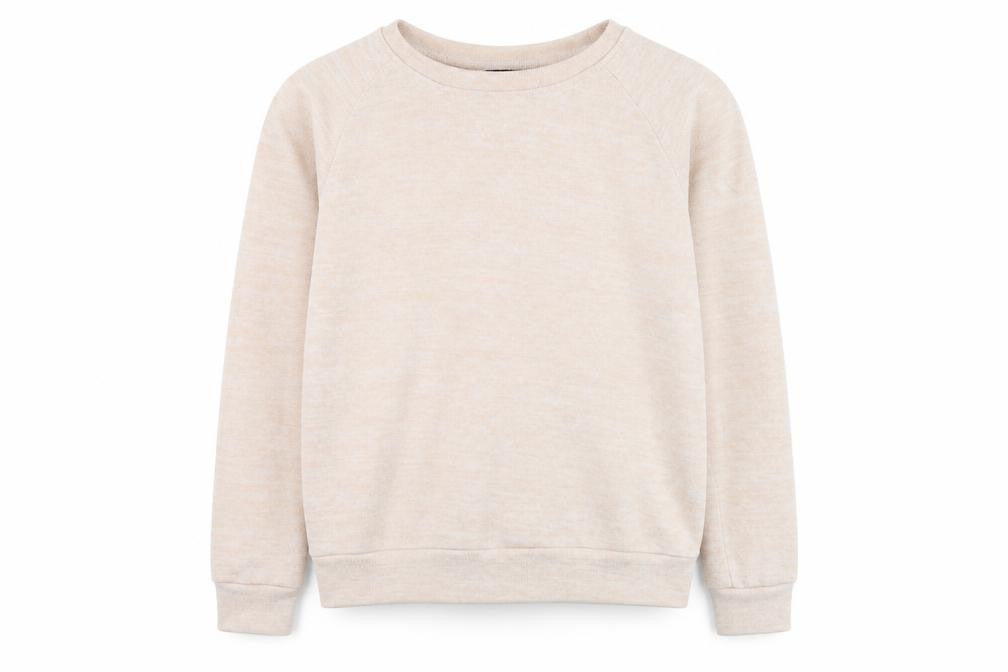 New Look Girls Beige Round Neck  Polyester Pullover Jumper Size 12-13 Years  Pullover