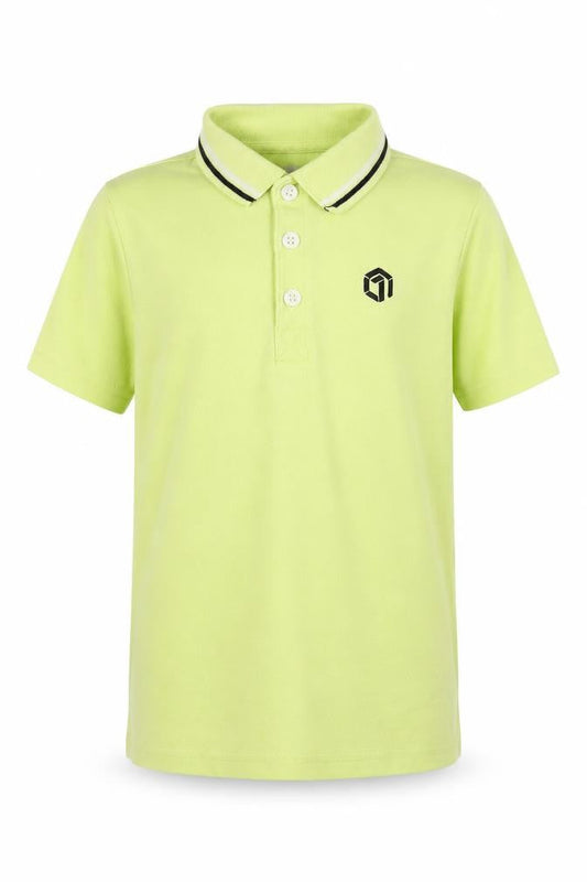 F&F Boys Gold  Cotton Basic Polo Size 5-6 Years Collared Button