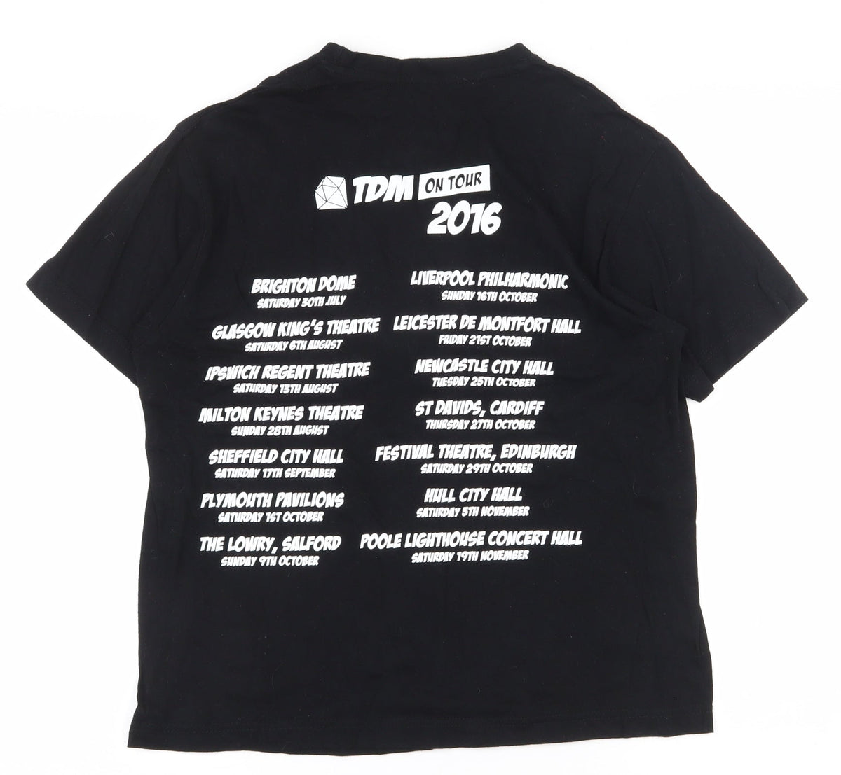 Regent Boys Black  100% Cotton Pullover T-Shirt Size 12 Years Crew Neck Magnetic