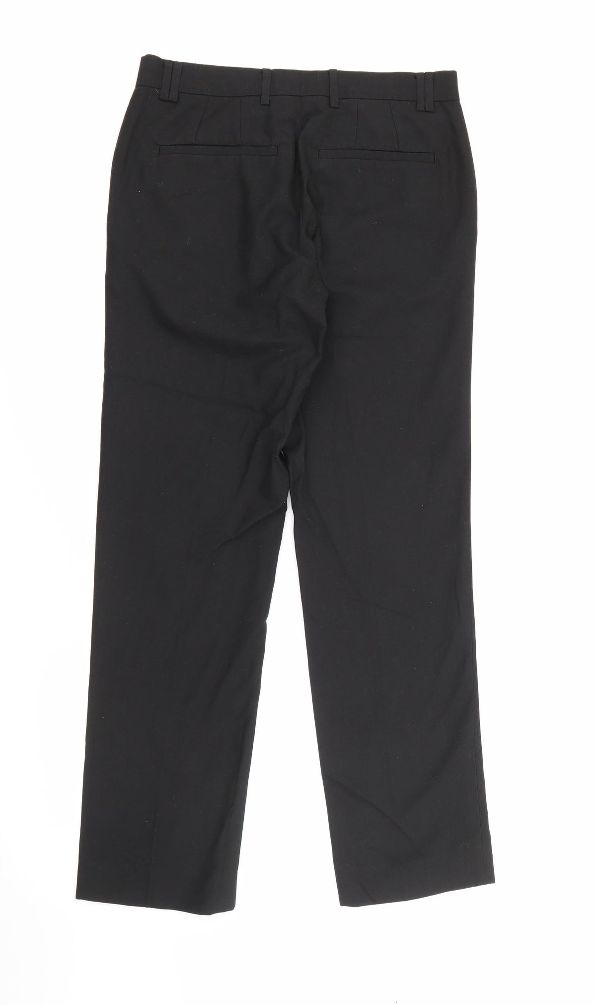 River Island Womens Black  Polyester Trousers  Size 28 in L28 in Regular Zip