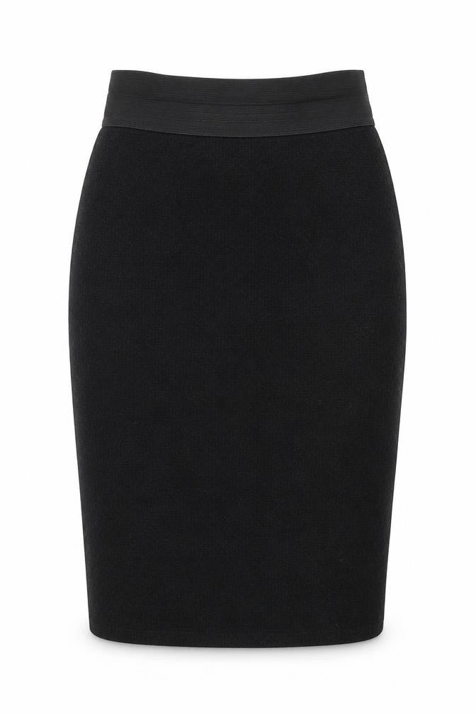 Dunnes Stores Womens Black Geometric Polyester A-Line Skirt Size S