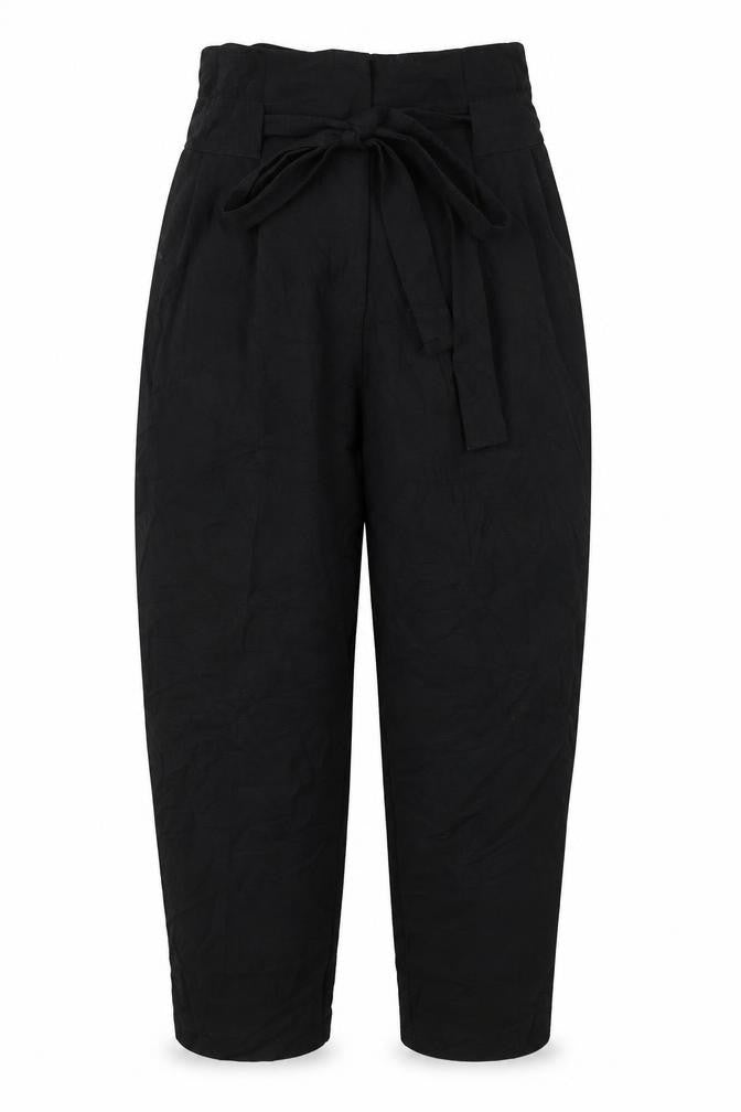 ASOS Womens Black  Polyester Trousers  Size 8 L23 in Regular Button