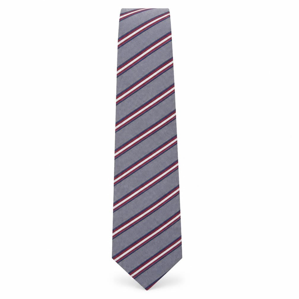 Marks & Spencer Mens Multicoloured Striped Silk Pointed Tie One Size