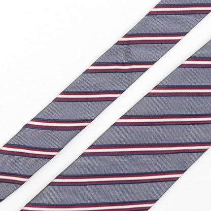 Marks & Spencer Mens Multicoloured Striped Silk Pointed Tie One Size
