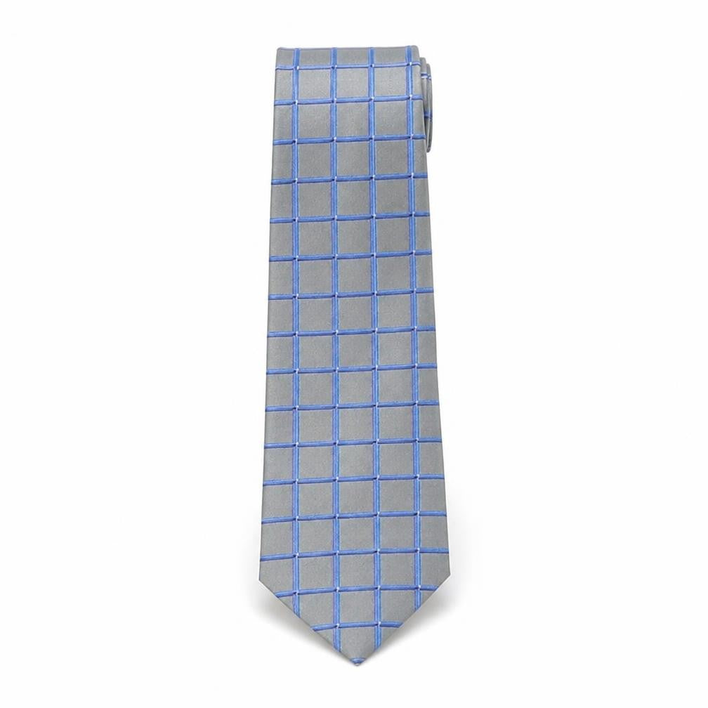 Preworn Mens Multicoloured Plaids & Checks Silk Pointed Tie One Size