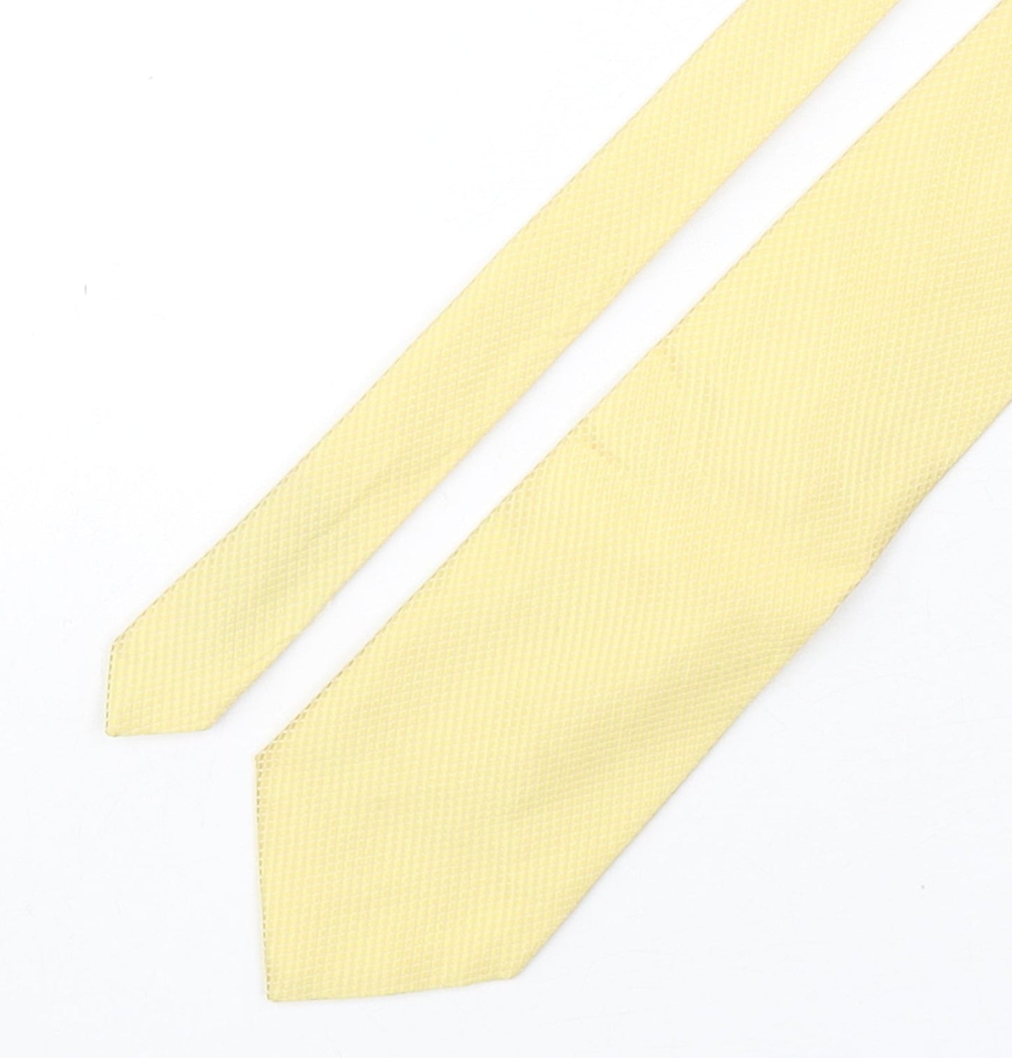 Benjamin James Mens Gold Grenadine Silk Pointed Tie One Size