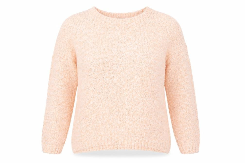 Atmosphere Womens Orange Crew Neck  Polyester Pullover Jumper Size 16