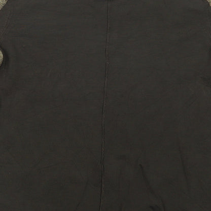 H&M Womens Green  Viscose Basic Blouse Size S Crew Neck