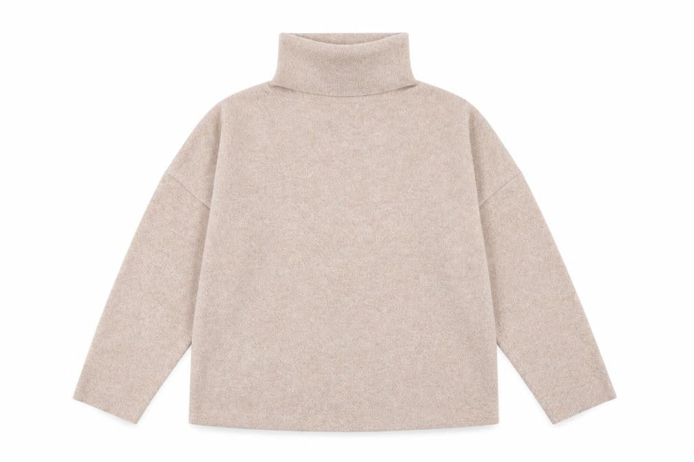 Stradivarius Womens Pink High Neck  Polyester Pullover Jumper Size S
