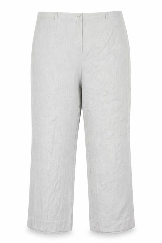 Annabelle Womens Grey  Polyester Trousers  Size 18 L26 in Regular Button