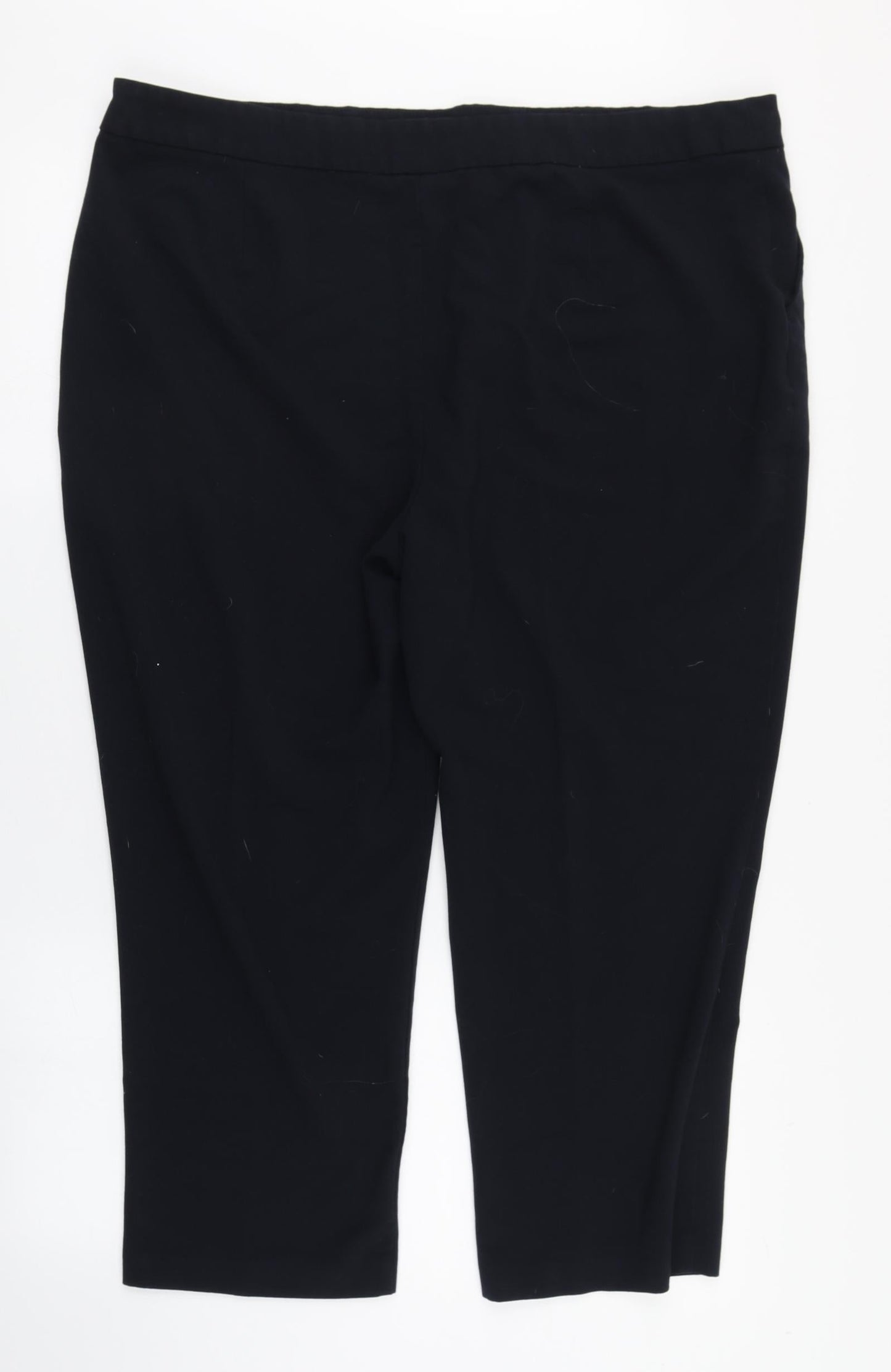 EWM Womens Blue  Polyester Trousers  Size 22 L24 in Regular Zip