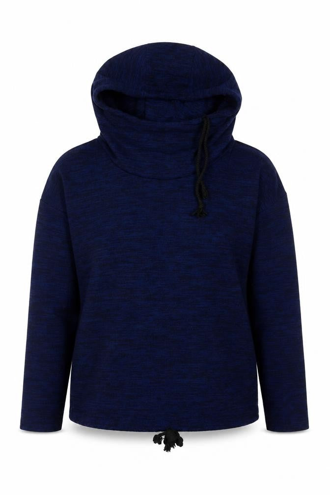 Dorimis Womens Blue  Polyester Pullover Hoodie Size S  Pullover