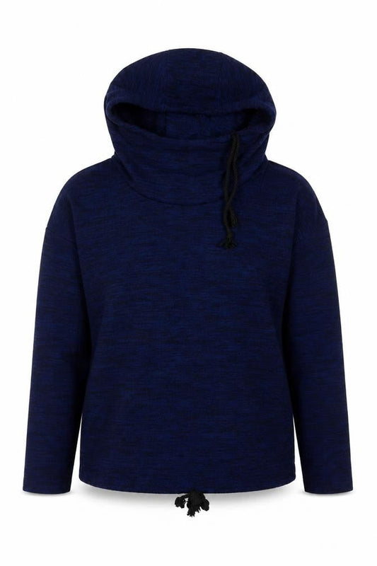 Dorimis Womens Blue  Polyester Pullover Hoodie Size S  Pullover